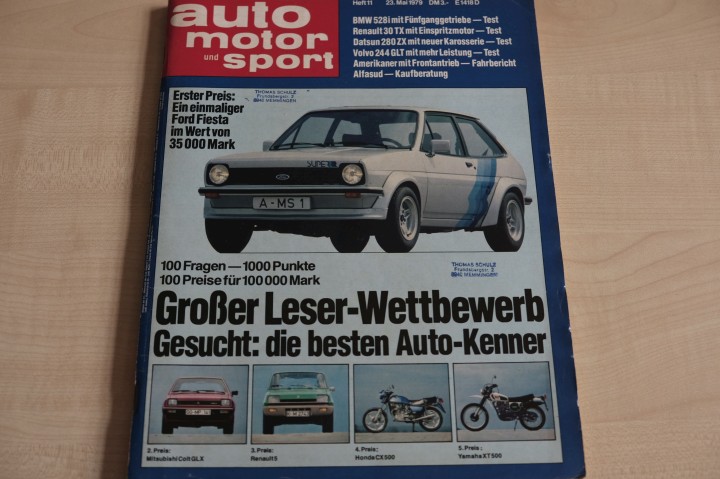 Deckblatt Auto Motor und Sport (11/1979)